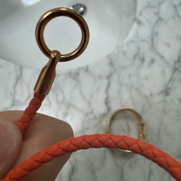 Orange Hermes Glenan double tour. Perfect condition never worn - Picture 2 of 2